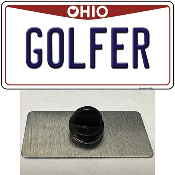 Golfer Ohio Wholesale Novelty Metal Hat Pin