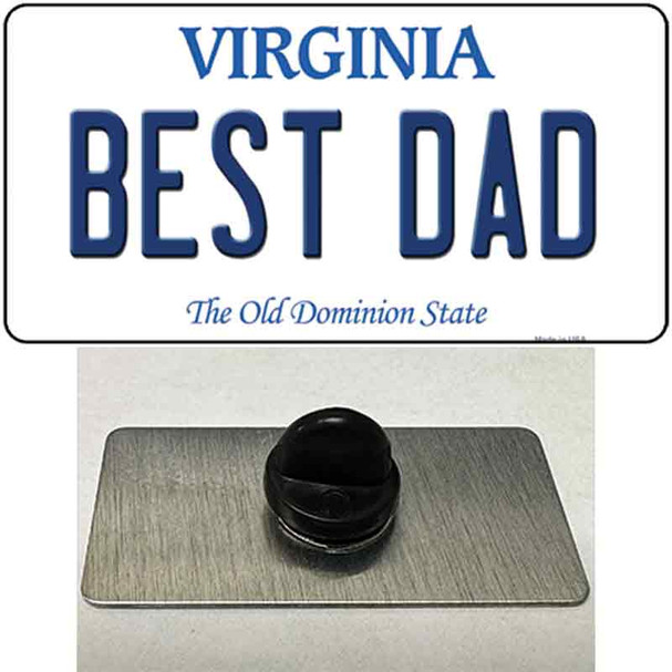 Best Dad Virginia Wholesale Novelty Metal Hat Pin