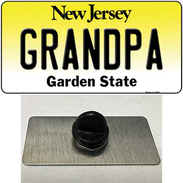 Grandpa New Jersey Wholesale Novelty Metal Hat Pin