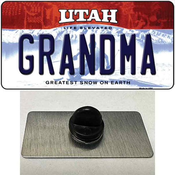 Grandma Utah Wholesale Novelty Metal Hat Pin