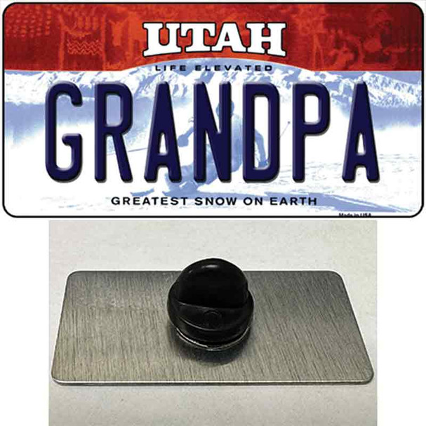 Grandpa Utah Wholesale Novelty Metal Hat Pin