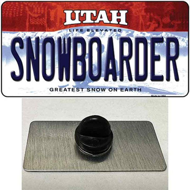 Snowboarder Utah Wholesale Novelty Metal Hat Pin