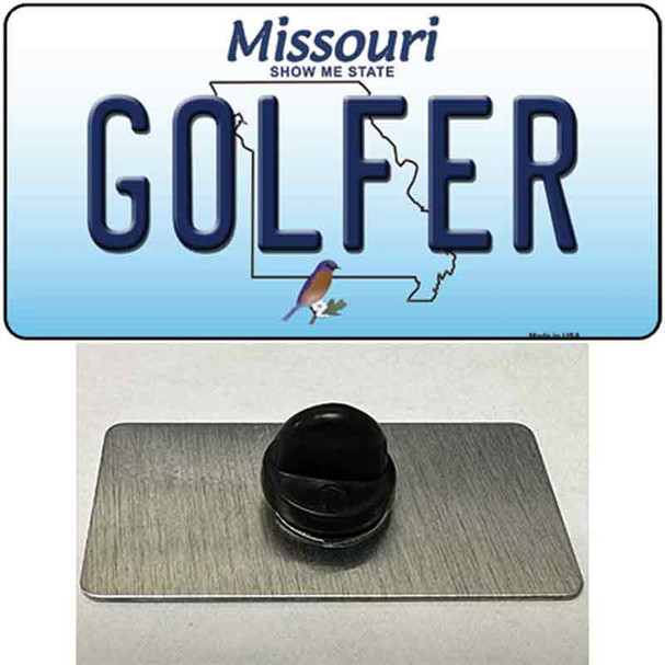 Golfer Missouri Wholesale Novelty Metal Hat Pin