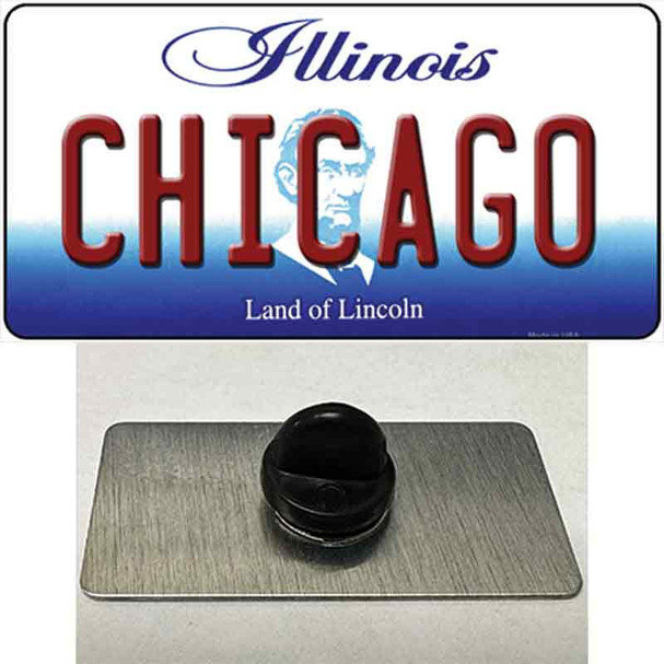 Chicago Illinois Wholesale Novelty Metal Hat Pin