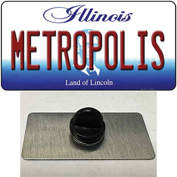 Metropolis Illinois Wholesale Novelty Metal Hat Pin