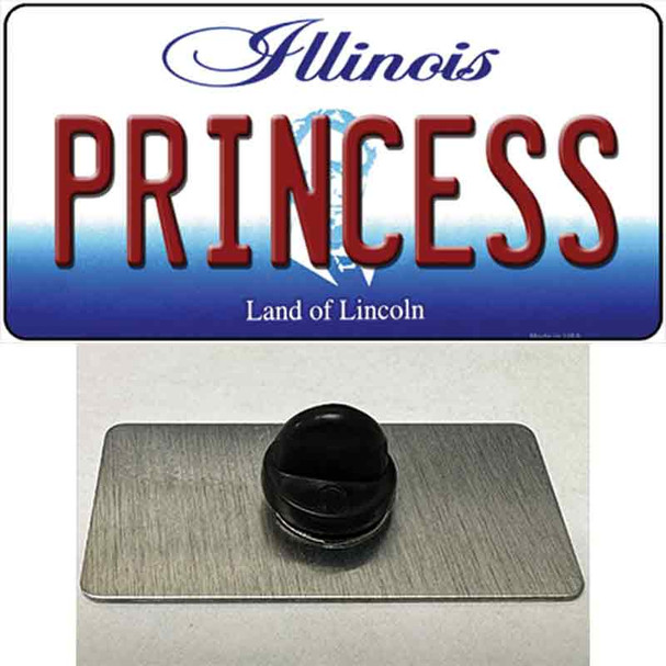 Princess Illinois Wholesale Novelty Metal Hat Pin
