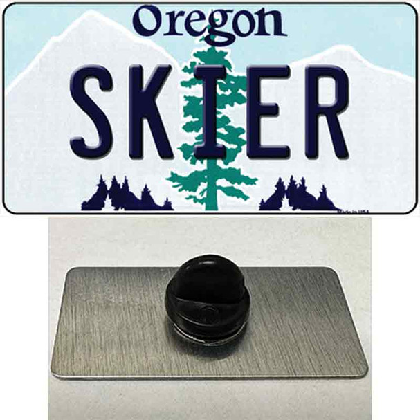 Skier Oregon Wholesale Novelty Metal Hat Pin