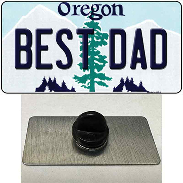 Best Dad Oregon Wholesale Novelty Metal Hat Pin