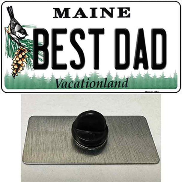 Best Dad Maine Wholesale Novelty Metal Hat Pin