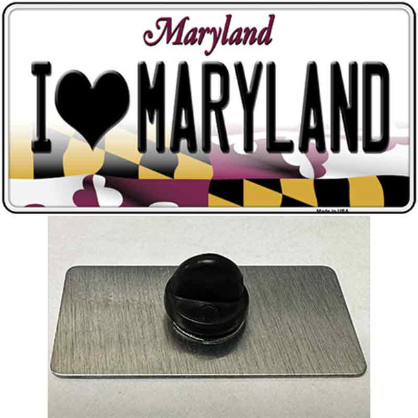 I Love Maryland Wholesale Novelty Metal Hat Pin