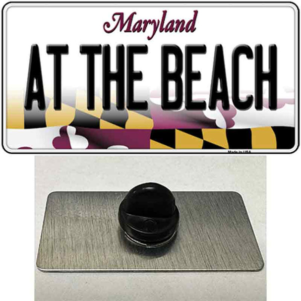 At The Beach Maryland Wholesale Novelty Metal Hat Pin