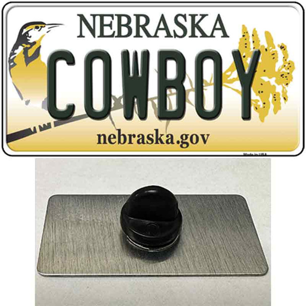Cowboy Nebraska Wholesale Novelty Metal Hat Pin