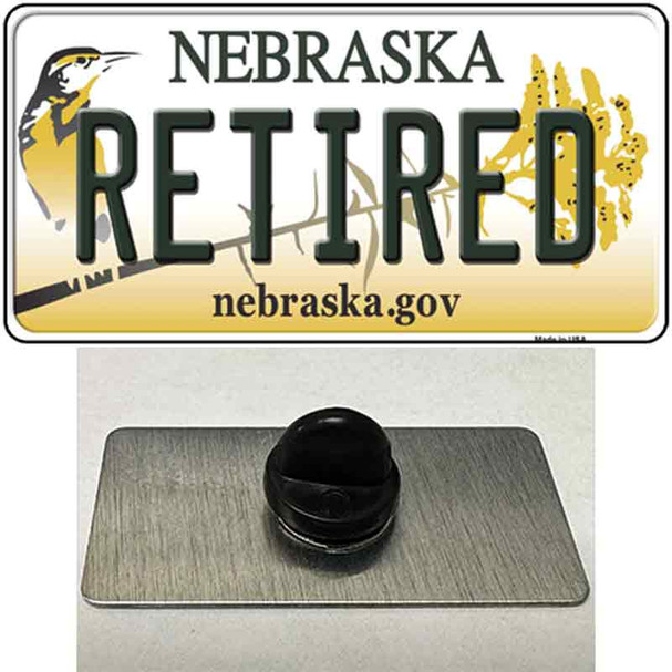 Retired Nebraska Wholesale Novelty Metal Hat Pin