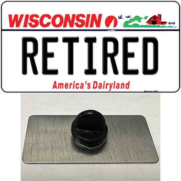 Retired Wisconsin Wholesale Novelty Metal Hat Pin