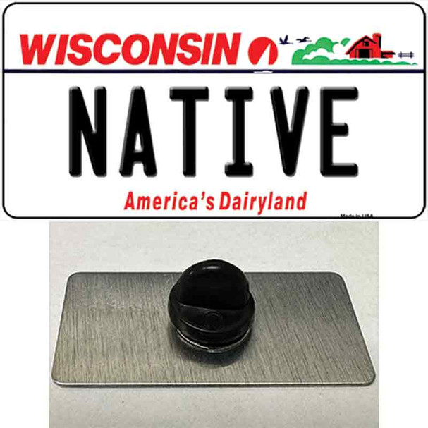 Native Wisconsin Wholesale Novelty Metal Hat Pin