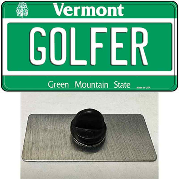 Golfer Vermont Wholesale Novelty Metal Hat Pin