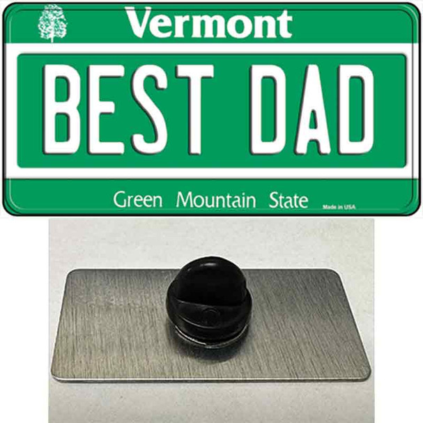 Best Dad Vermont Wholesale Novelty Metal Hat Pin