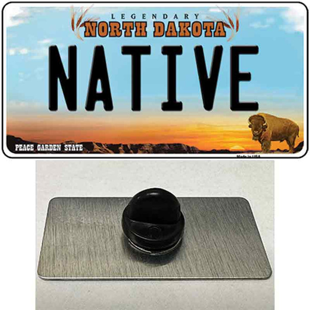 Native North Dakota Wholesale Novelty Metal Hat Pin