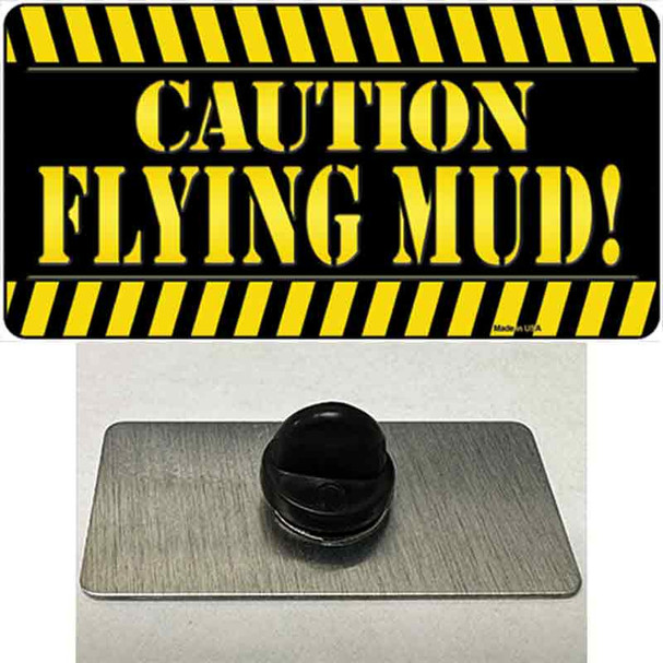 Caution Flying Mud Wholesale Novelty Metal Hat Pin