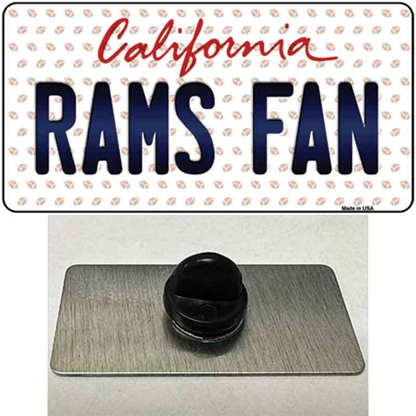 Rams Fan California Wholesale Novelty Metal Hat Pin