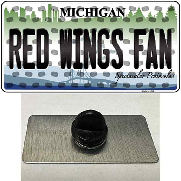 Red Wings Fan Michigan Wholesale Novelty Metal Hat Pin