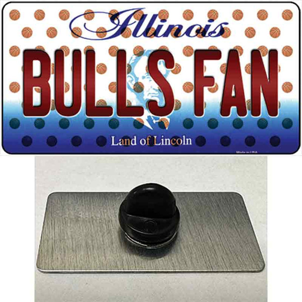 Bulls Fan Illinois Wholesale Novelty Metal Hat Pin