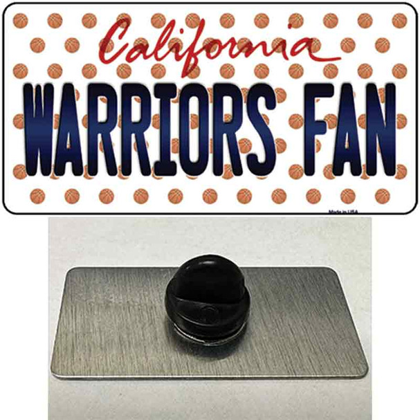 Warriors Fan California Wholesale Novelty Metal Hat Pin