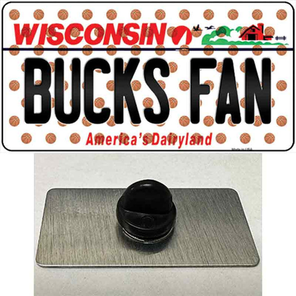 Bucks Fan Wisconsin Wholesale Novelty Metal Hat Pin