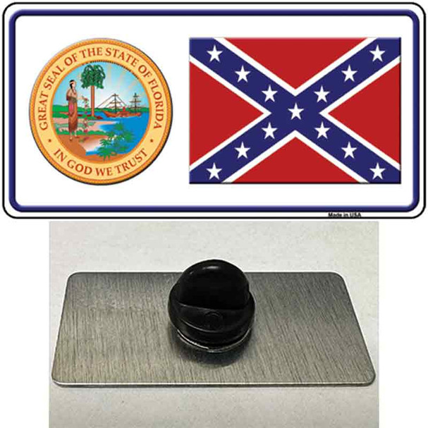 Confederate Flag Florida Seal Wholesale Novelty Metal Hat Pin