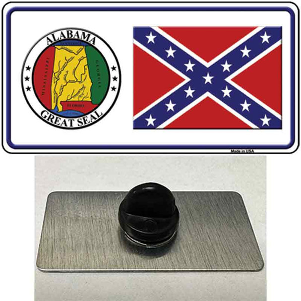 Confederate Flag Alabama Seal Wholesale Novelty Metal Hat Pin