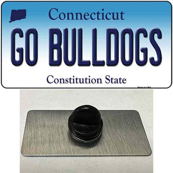 Go Bulldogs Connecticut Wholesale Novelty Metal Hat Pin