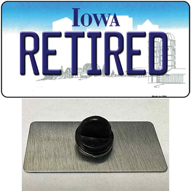 Retired Iowa Wholesale Novelty Metal Hat Pin