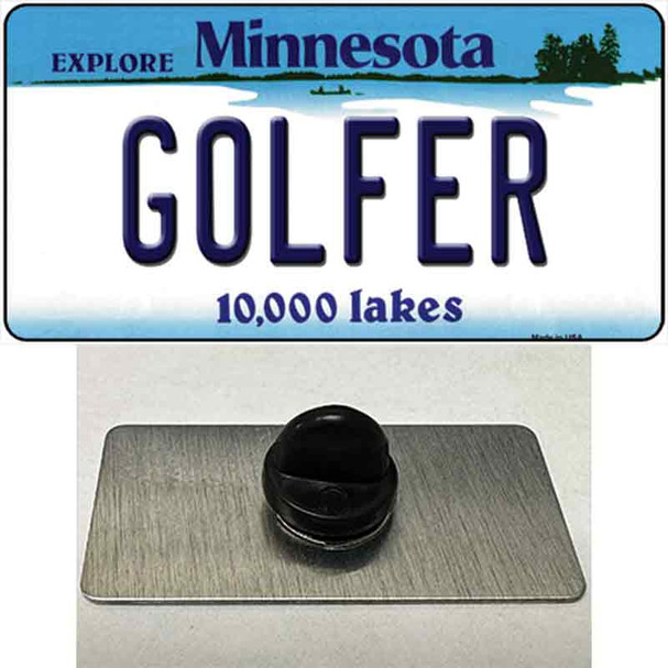 Golfer Minnesota State Wholesale Novelty Metal Hat Pin