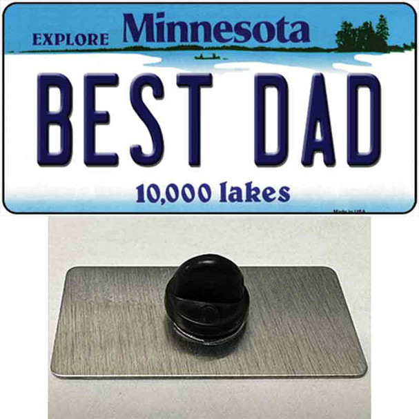 Best Dad Minnesota State Wholesale Novelty Metal Hat Pin