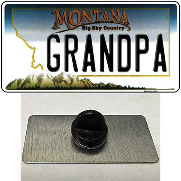Grandpa Montana State Wholesale Novelty Metal Hat Pin
