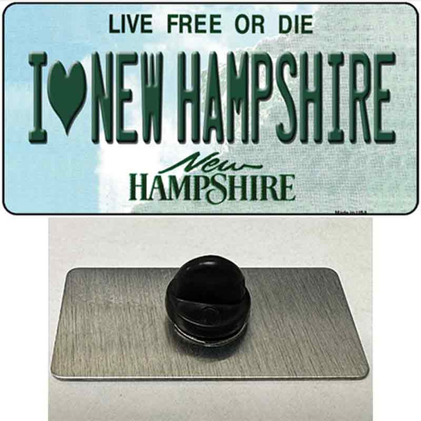 I Love New Hampshire State Wholesale Novelty Metal Hat Pin