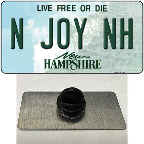 N Joy NH New Hampshire State Wholesale Novelty Metal Hat Pin