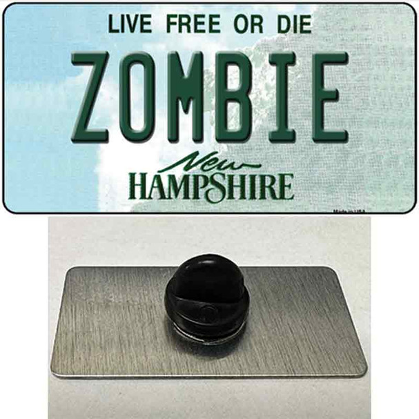 Zombie New Hampshire State Wholesale Novelty Metal Hat Pin