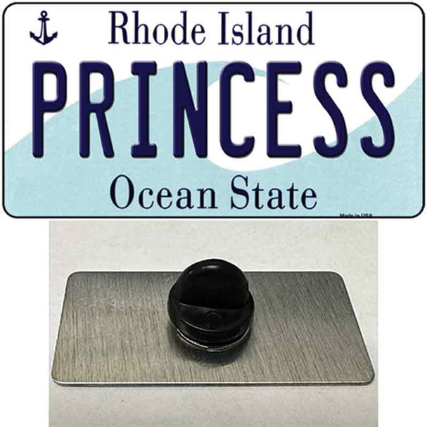 Princess Rhode Island State Wholesale Novelty Metal Hat Pin