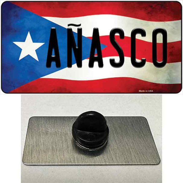 Anasco Puerto Rico Flag Wholesale Novelty Metal Hat Pin
