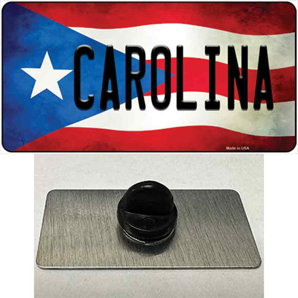 Carolina Puerto Rico Flag Wholesale Novelty Metal Hat Pin