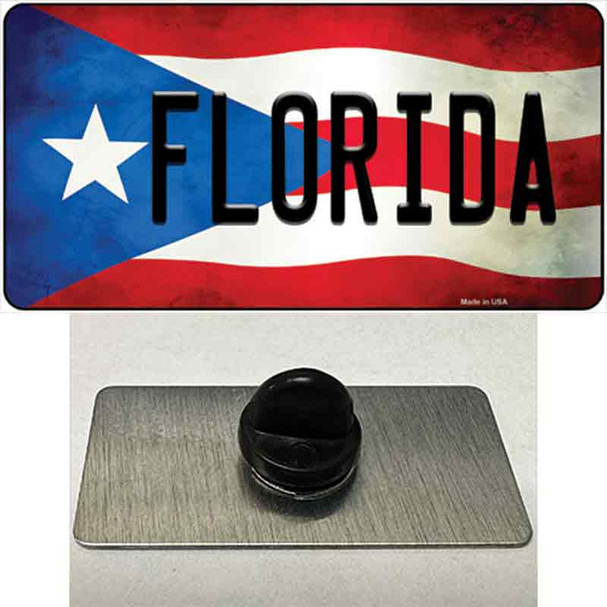 Florida Puerto Rico Flag Wholesale Novelty Metal Hat Pin