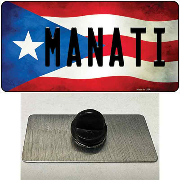 Manati Puerto Rico Flag Wholesale Novelty Metal Hat Pin