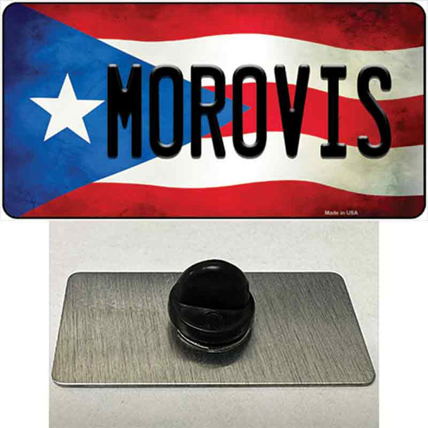Morovis Puerto Rico Flag Wholesale Novelty Metal Hat Pin