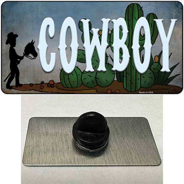 Cowboy Wholesale Novelty Metal Hat Pin