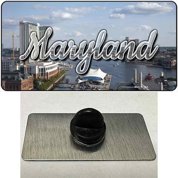 Maryland River Skyline State Wholesale Novelty Metal Hat Pin