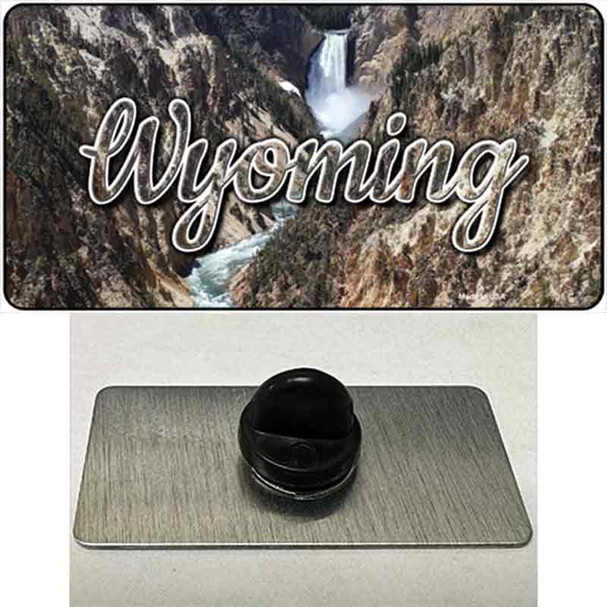 Wyoming Rocky Waterfall State Wholesale Novelty Metal Hat Pin