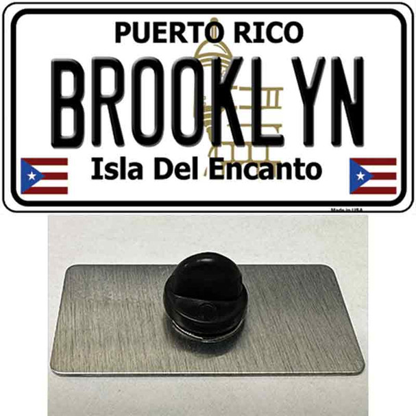 Brooklyn Puerto Rico Wholesale Novelty Metal Hat Pin