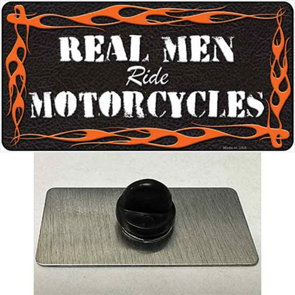Real Men Ride Motorcycles Wholesale Novelty Metal Hat Pin