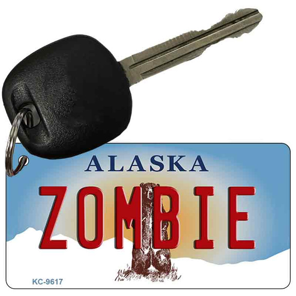 Zombie Alaska State Wholesale Novelty Key Chain